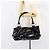 Gancini Tote Bag Salvatore Ferragamo Emaille Schwarz Silber Auth BA8785 - Ansicht 22