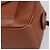 Bolsa de mão Christian Dior em couro 2 em 1 marrom dourado Auth ep12219 - vista 11