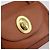Bolsa de mão Christian Dior em couro 2 em 1 marrom dourado Auth ep12219 - vista 17