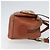 Bolsa de mão Christian Dior em couro 2 em 1 marrom dourado Auth ep12219 - vista 3