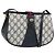 Borsa a Spalla Gucci GG Supreme Sherry Line PVC Blu Navy Oro 10 02 024 Auth 156423 D'oro