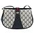 Borsa a Spalla Gucci GG Supreme Sherry Line PVC Blu Navy Oro 10 02 024 Auth 156423 D'oro - vista 13