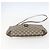 GUCCI GG Supreme Web Sherry Line Bag PVC Beige Gold 904 02 026 Auth ka846 Golden - view 5