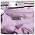PRADA Borsa a Mano Camoscio Viola Argento Auth gh1452 Porpora - vista 10