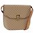 Céline Borsa a Spalla in Tela Macadam CELINE PVC Beige Oro Auth 156440 D'oro