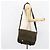 PRADA Schultertasche Nylon Khaki Silber Authentisch ka810 - Ansicht 25