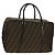 Borsa Boston in tela Zucca FENDI nera e marrone Auth ep12318 Nero