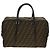 Borsa Boston in tela Zucca FENDI nera e marrone Auth ep12318 Nero - vista 2