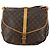 LOUIS VUITTON Borsa a Spalla Monogram Saumur 35 M42254 LV Auth 155140 Monogramma - vista 13