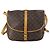 LOUIS VUITTON Borsa a Spalla Monogram Saumur 35 M42254 LV Auth 155140 Monogramma - vista 2