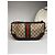 Vintage Gucci Monogramm Schultertasche grau braun - Ansicht 13
