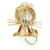 Van Cleef & Arpels Colored Stone Brooch Golden  - view 3