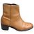 Autre Marque Botines HE Diffusion de cuero marrón claro