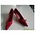 Trussardi Pumps Raspberry Suede Red Leather Pompons Size 36 - view 4
