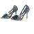 Jimmy Choo Décolleté in Tulle Ricamato e Strass Grigio Taglia 40 Argento - vista 3