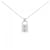 Colar de diamante em ouro branco 750 Amulette Cadena da Hermès Prata  - vista 1
