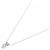 Autre Marque Platin-Diamant-Halskette Silber - Ansicht 2