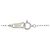 Autre Marque Platin-Diamant-Halskette Silber - Ansicht 5