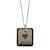 Hermès Ace of Hearts Leather and Metal Necklace Brown Silvery  - view 1