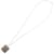 Hermès Ace of Hearts Leather and Metal Necklace Brown Silvery  - view 4