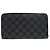 Cartera Larga Zippy Organizer Damier Graphite Louis Vuitton Castaño Negro - vista 2