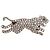 Gucci Doppel-Finger Panther Ring Silber Golden
