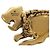 Gucci Doppel-Finger Panther Ring Silber Golden - Ansicht 3