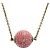 Collana Palla Specchiata Coco Mark di Chanel Rosso D'oro - vista 2