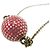Collana Palla Specchiata Coco Mark di Chanel Rosso D'oro - vista 8