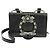 Miu Miu MADRAS 5BH609 Borsa a Spalla in Pelle e Strass per Donna Nero