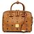 Borsa Boston Piccola Visetos Essenziale MCM Marrone