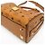 Borsa Boston Piccola Visetos Essenziale MCM Marrone - vista 5