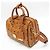 Borsa Boston Piccola Visetos Essenziale MCM Marrone - vista 7