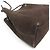 Borsa tote in pelle nubuck marrone scuro Gucci - vista 5