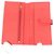 Cartera larga Hermès Bearn Soufflé rosa salmón - vista 4