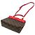 Borsa Louis Vuitton Monogram Rocky BB M44322 Marrone Rosso - vista 3