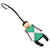 Hermès Hermes Jockey Charm Handbag Charm Brown Pink Green  - view 1