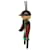 Hermès Hermes Jockey Charm Handbag Charm Brown Pink Green  - view 4