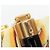 Fendi FENDACE Mini Sunshine Shopper 8BS051 Rosa Bianco D'oro - vista 13