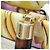 Fendi FENDACE Mini Sunshine Shopper 8BS051 Rosa Bianco D'oro - vista 14