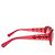 Occhiali Louis Vuitton Metallo Plastica Rosso - vista 5