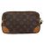 Clutch Marly Dragonne in Tela Monogram PM Louis Vuitton Marrone - vista 2