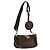 Louis Vuitton Multi Pochette Accessoires Tasche aus Monogramm-Canvas Klein Braun