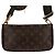 Louis Vuitton Multi Pochette Accessoires Tasche aus Monogramm-Canvas Klein Braun - Ansicht 2