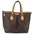 Louis Vuitton Palermo Handtasche aus Monogramm-Canvas PM Braun