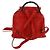 Gucci Bamboo Medium Leder Rucksack mit Quaste Rot - Ansicht 2
