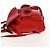 Gucci Bamboo Medium Leder Rucksack mit Quaste Rot - Ansicht 4