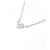 Autre Marque Collana Mysterious Heart in Platino e Diamante STAR JEWELRY - vista 3