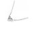 Autre Marque Collana Mysterious Heart in Platino e Diamante STAR JEWELRY - vista 4
