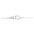 Autre Marque Platin-Diamant-Halskette Silber - Ansicht 5